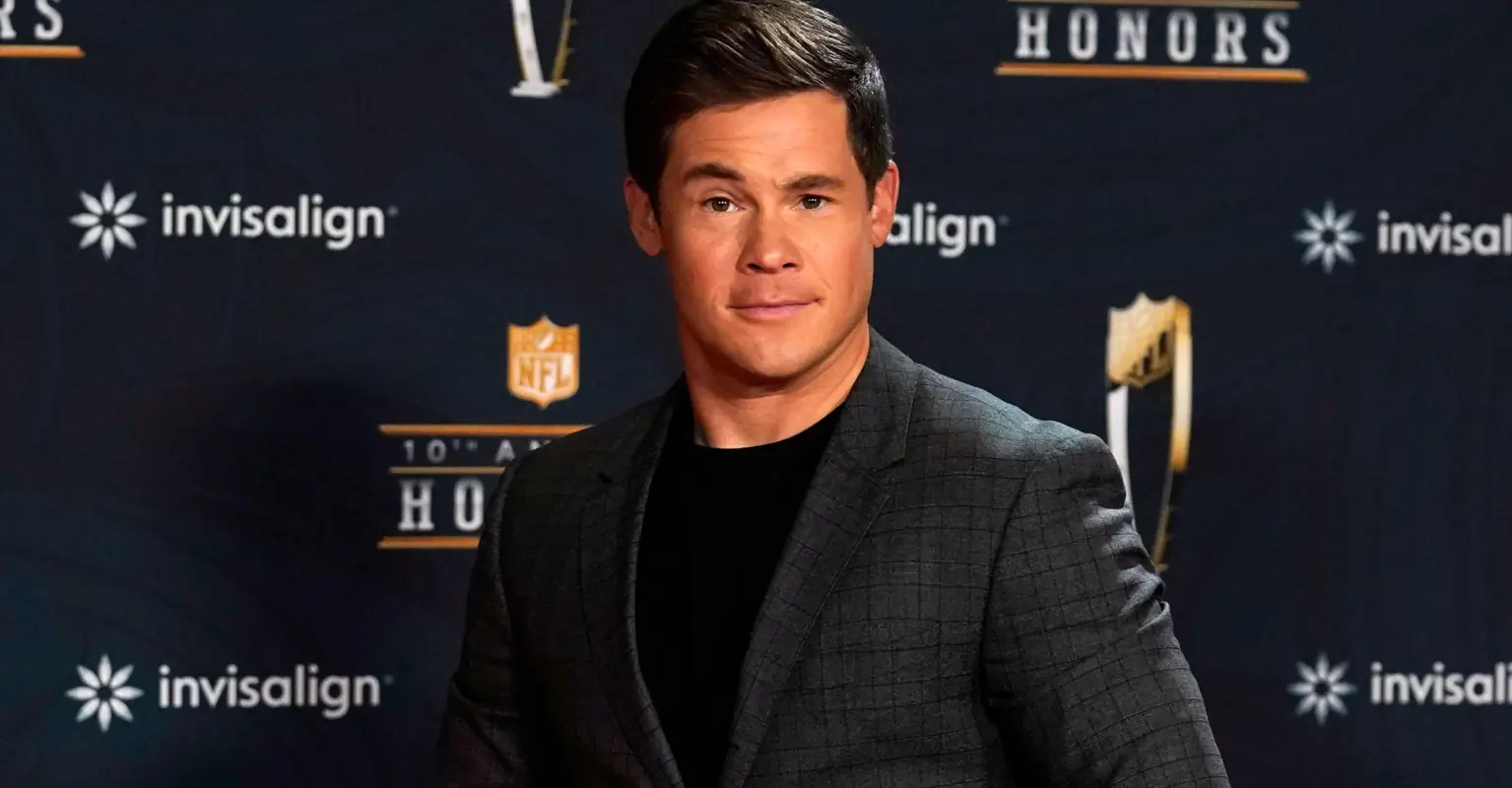 Adam Devine clarifies that he isn't Adam Levine: 'My wife and I are doing great'