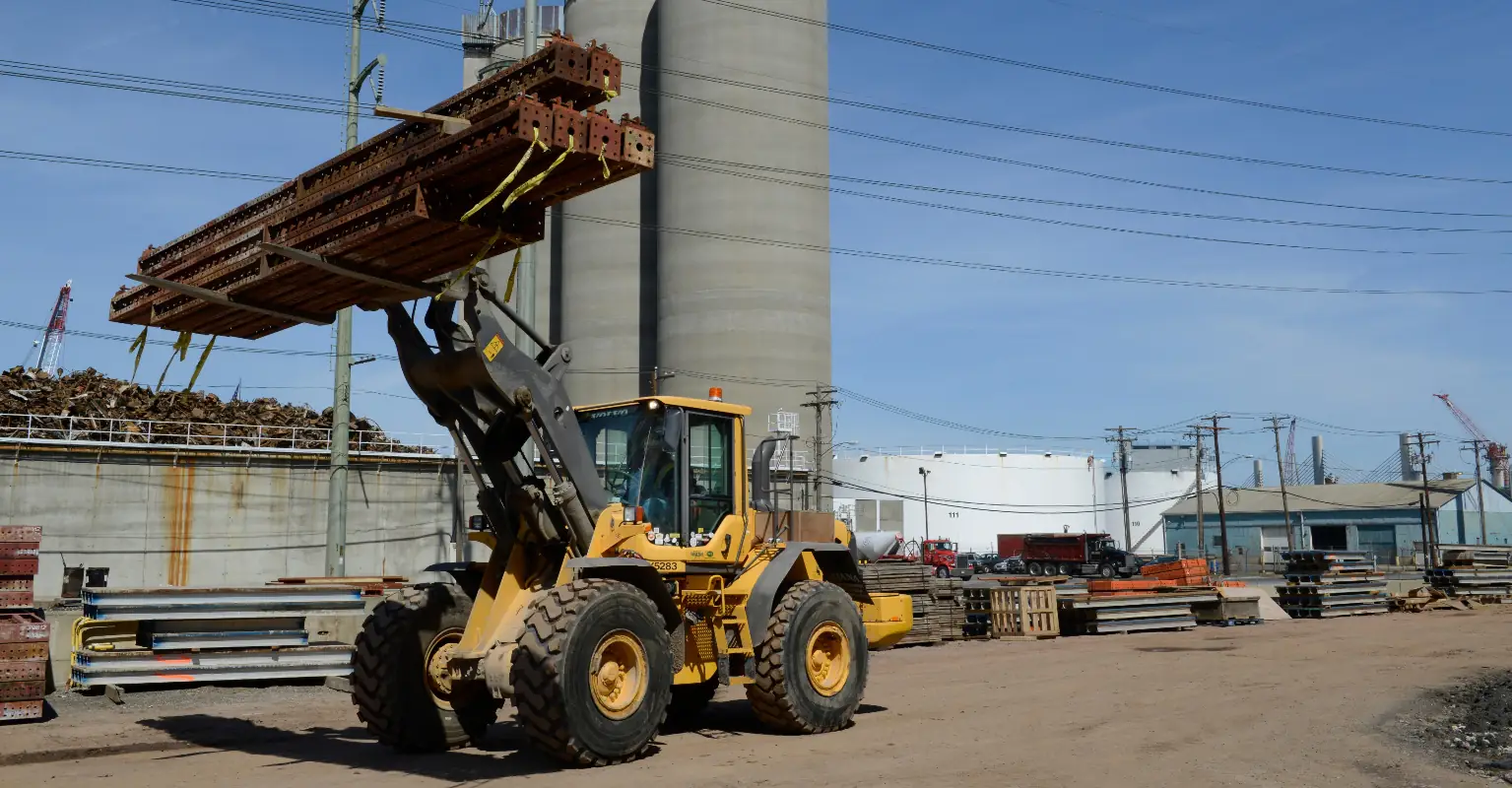 Man cut in half by forklift shares horrifying photo of moment it fell on him
