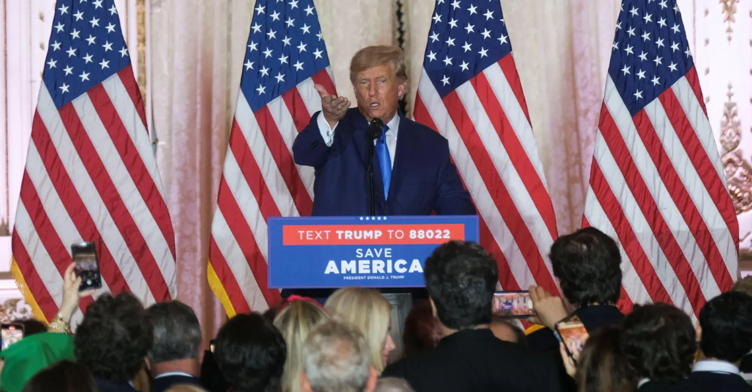 Donald Trump officially announces he is running for president in 2024