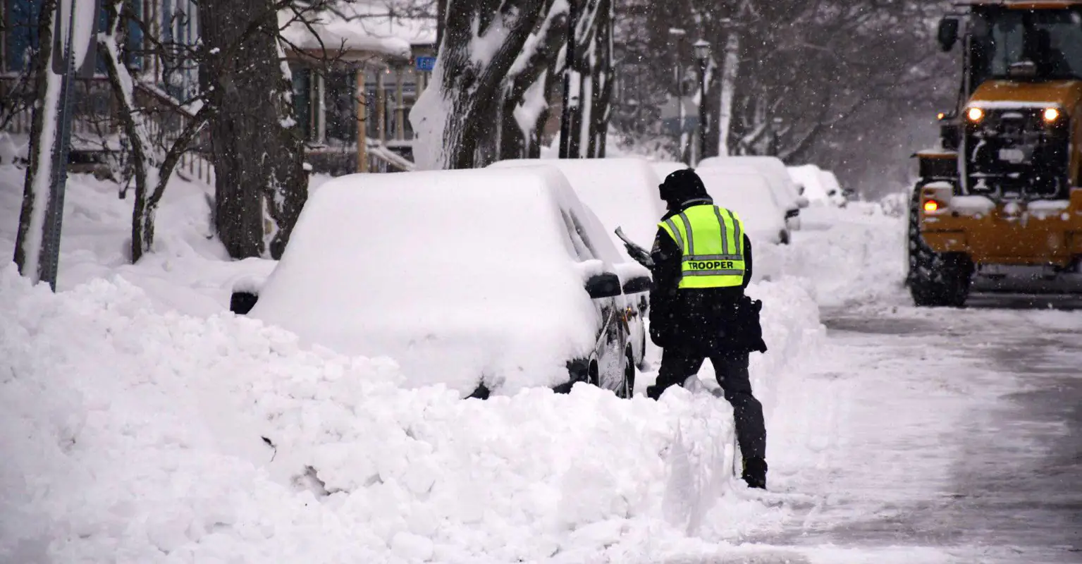Woman saves disabled man's life after finding him frostbitten and crying out for help during storm