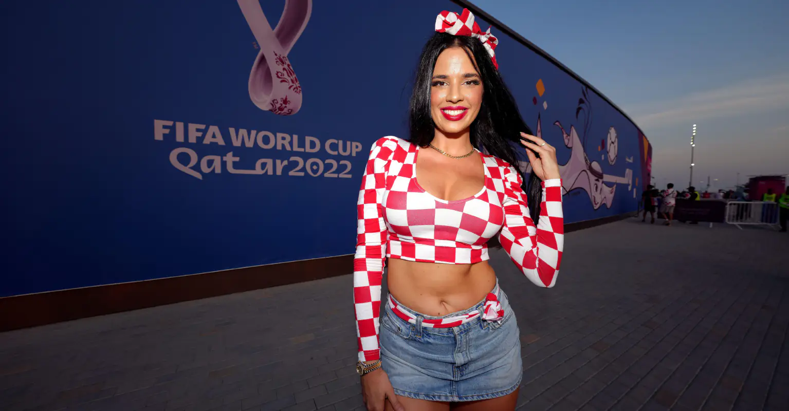 Former Miss Croatia is mobbed by crowds in Qatar during World Cup: 'My usual day in Doha'