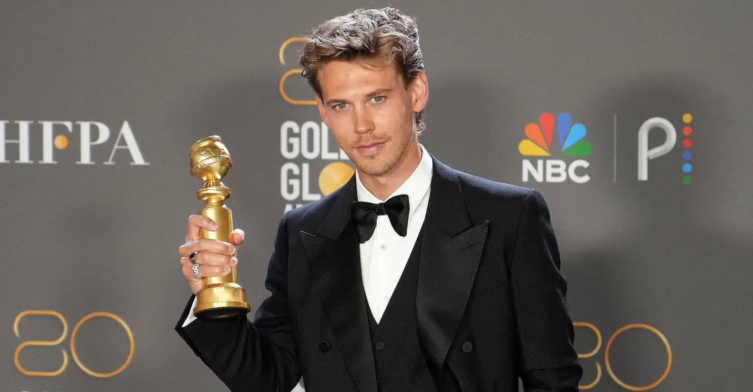 Fans baffled as Austin Butler accepts Golden Globe in 'Elvis voice'