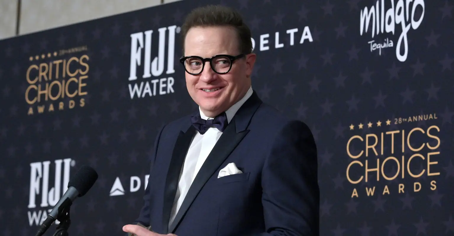 Unseen video shows Brendan Fraser's emotional reaction to winning Best Actor at Critics' Choice Awards