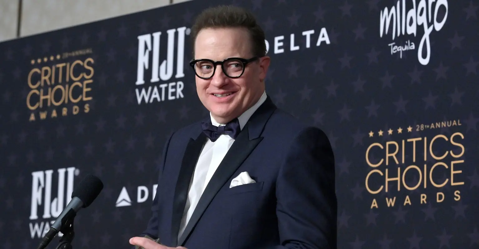 Unseen video shows Brendan Fraser's emotional reaction to winning Best Actor at Critics' Choice Awards