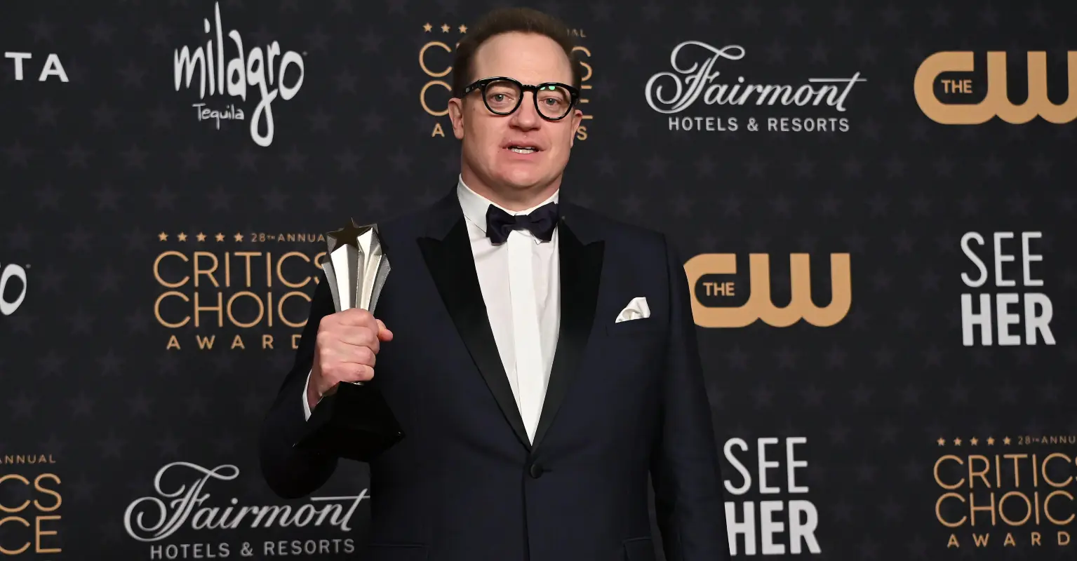 Brendan Fraser delivers powerful speech after winning Best Actor at Critics' Choice Awards