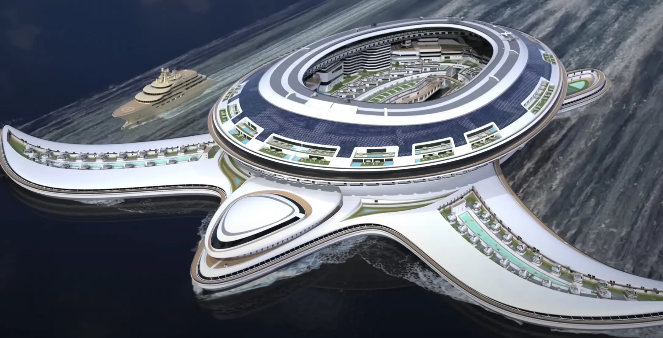 Company designs $8 billion turtle-shaped yacht