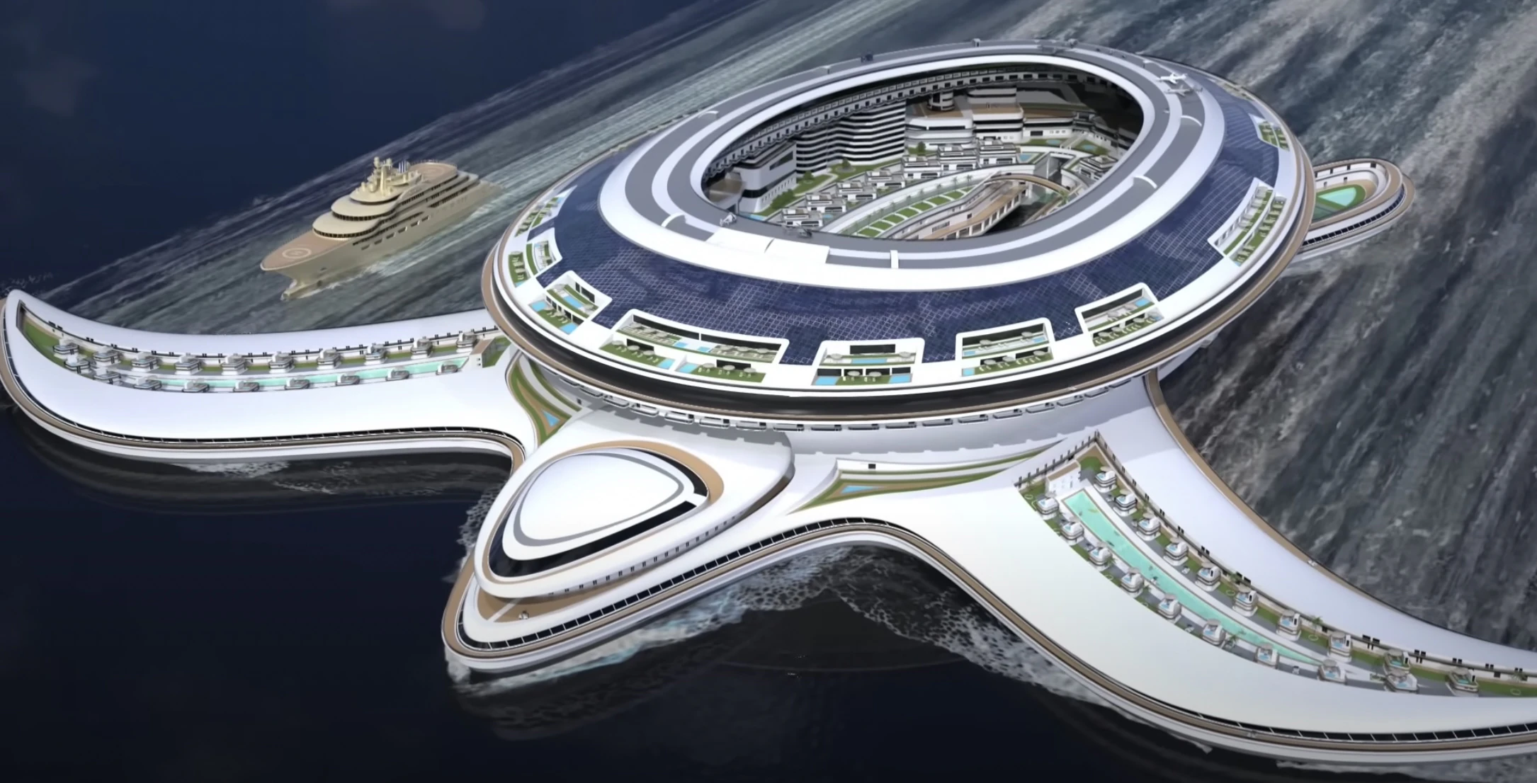 Company designs $8 billion turtle-shaped yacht
