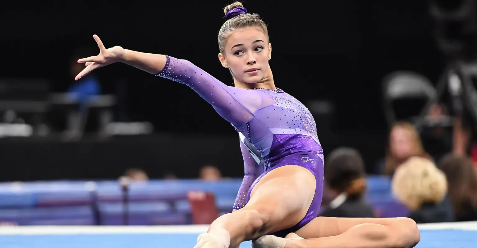 Gymnast Olivia Dunne begs fans to 'be respectful' after sparking 'disturbing' scene outside meet