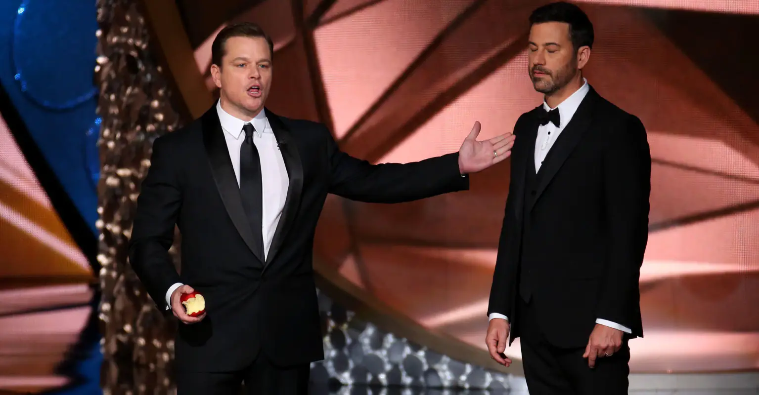 Matt Damon loses it after Jimmy Kimmel snubs him yet again for 20th anniversary