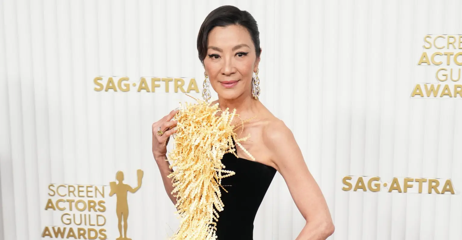 Michelle Yeoh drops f-bomb during emotional SAG Awards acceptance speech