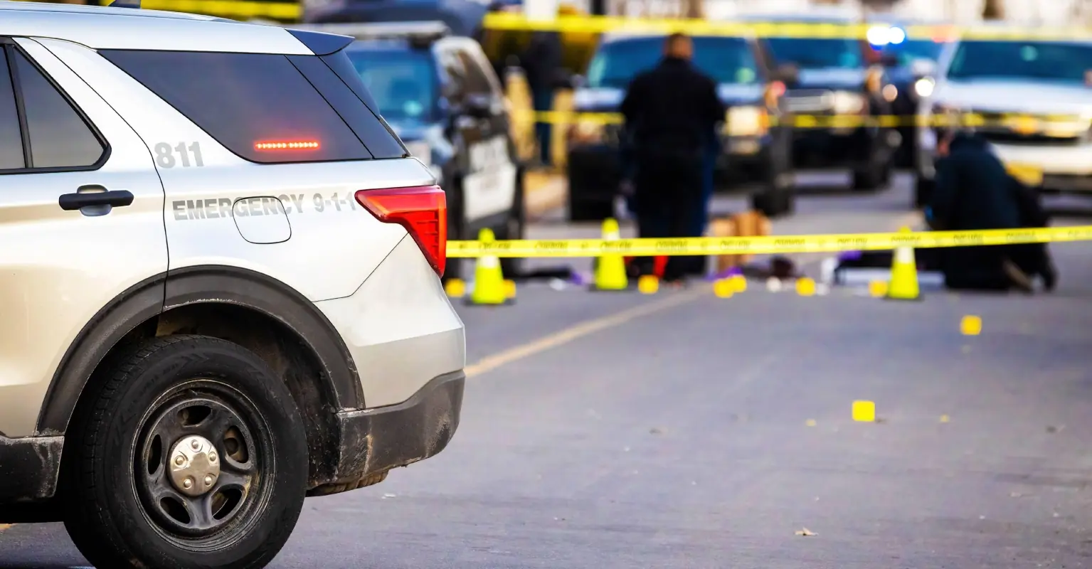 Baby found alive alongside two dead police officers in Detroit home