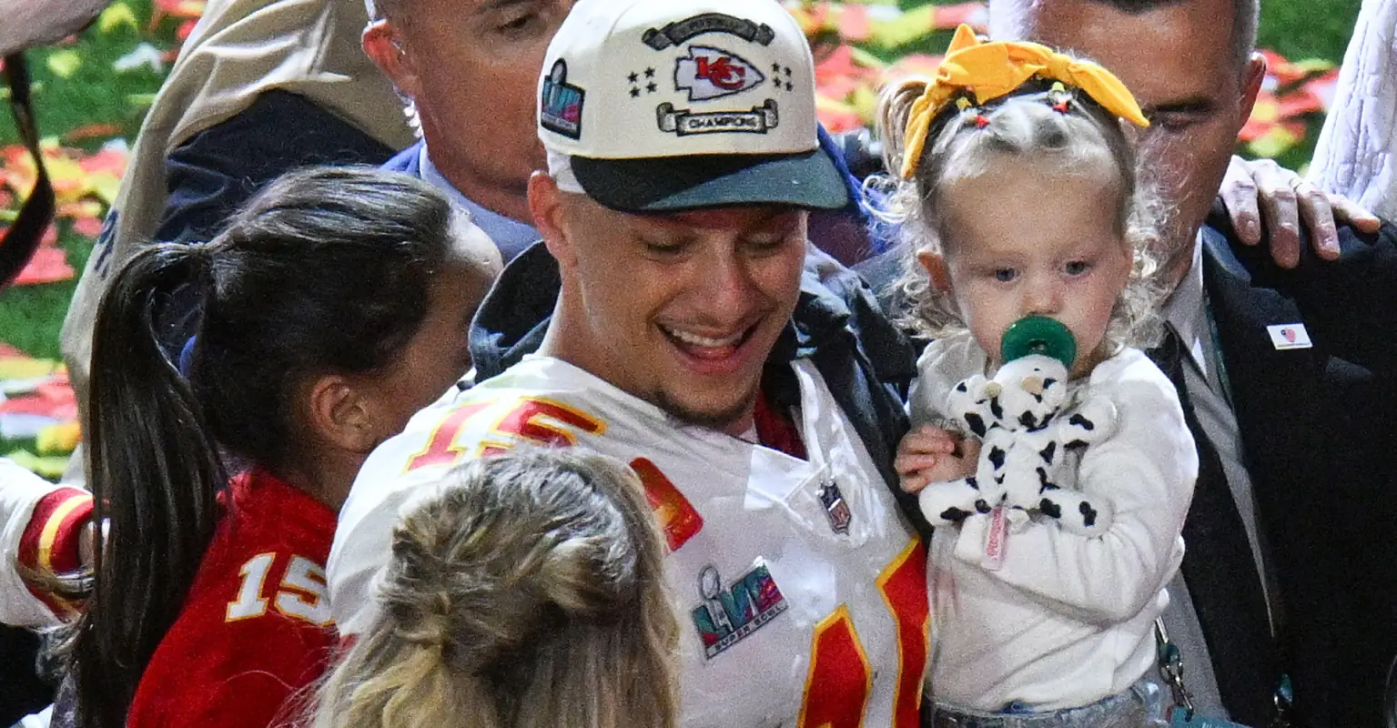 Patrick Mahomes celebrates Super Bowl win with adorable daughter