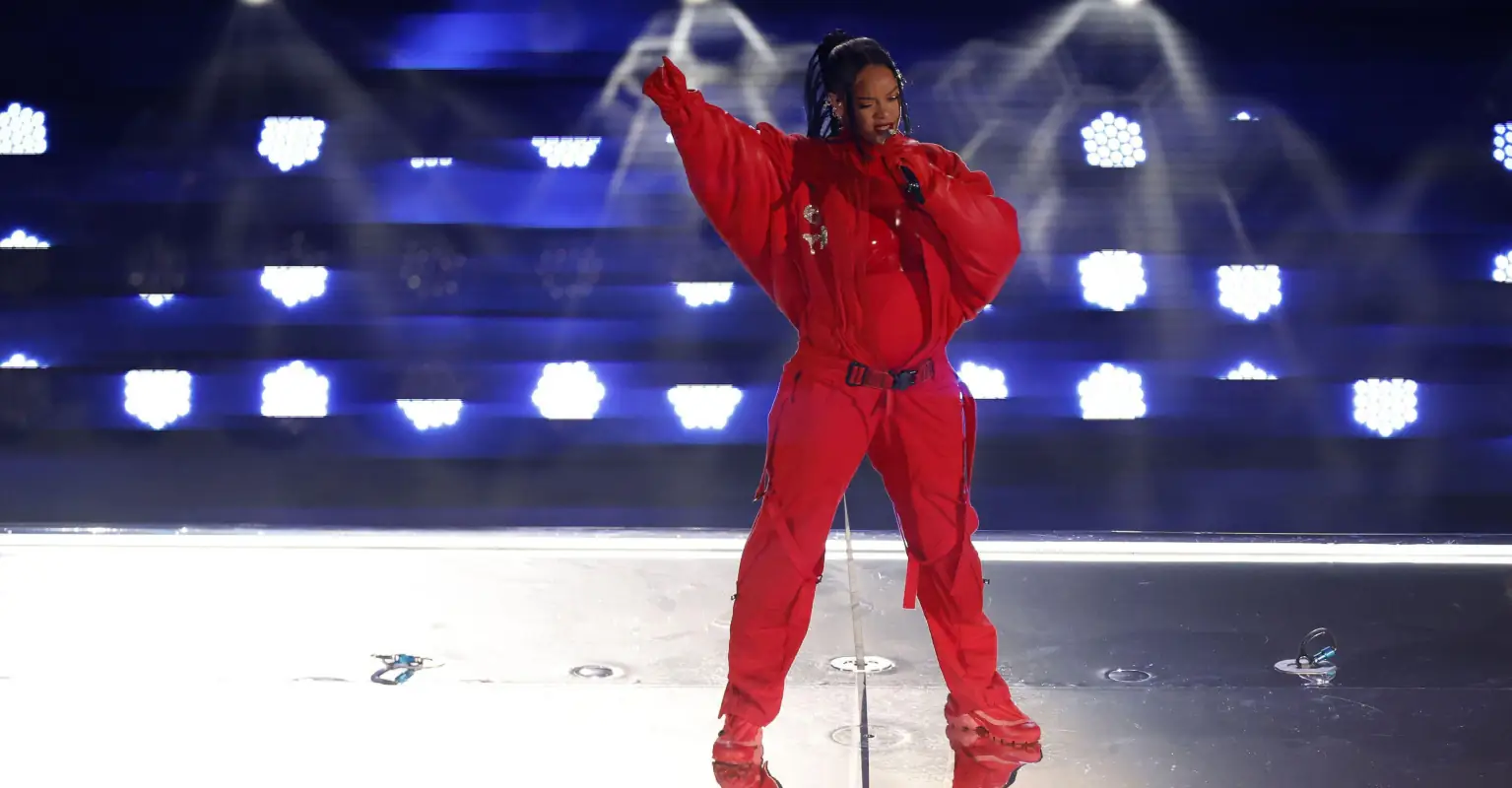 Rihanna is hailed as 'goddess of everything' after Super Bowl halftime show