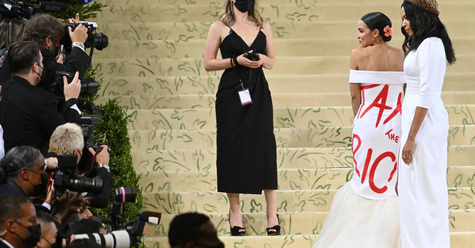 Alexandria Ocasio-Cortez under investigation over 'Tax the Rich' Met Gala dress