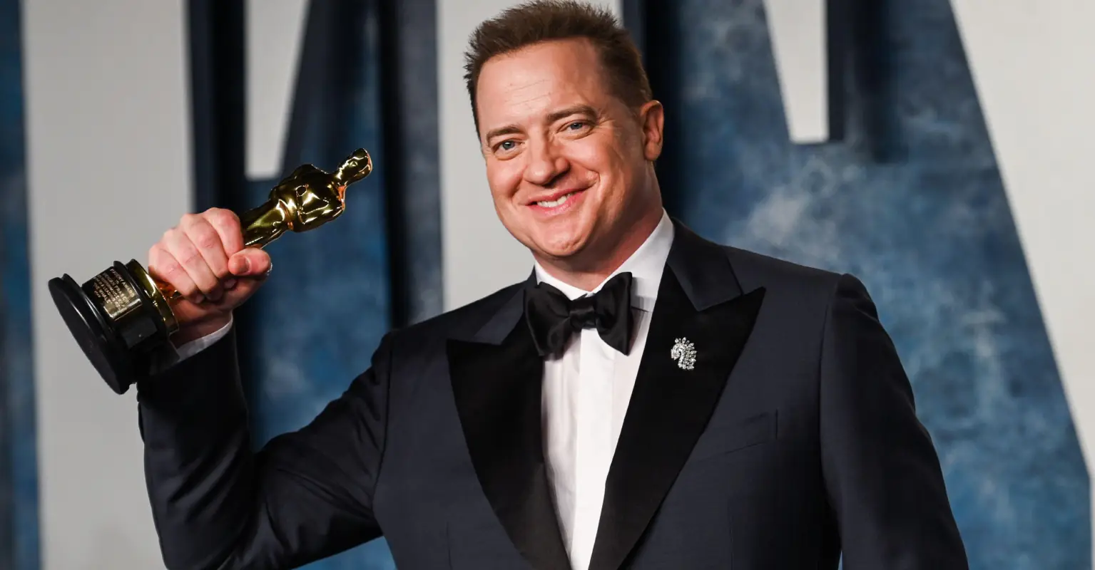 Brendan Fraser gives special shout out to son Griffin who has autism in Oscars speech