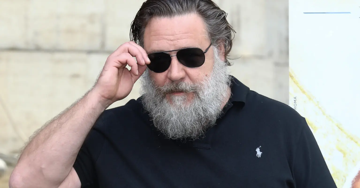 A heartbroken Russell Crowe reveals his puppy 'died in his arms' after being hit by truck