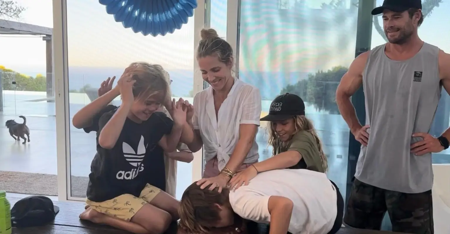 Chris Hemsworth and Elsa Pataky divide social media users after pushing son's face into birthday cake