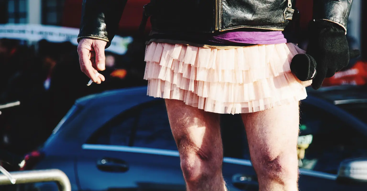 Married father-of-three proudly rocks stilettos and skirts to challenge gender norms