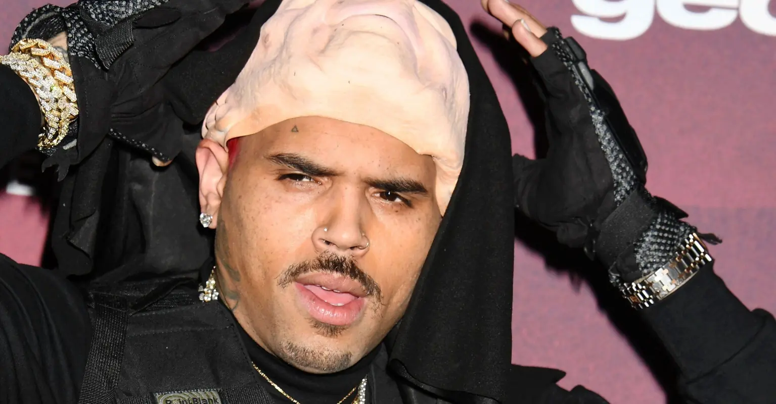 Chris Brown blasted after grabbing fan's neck on stage