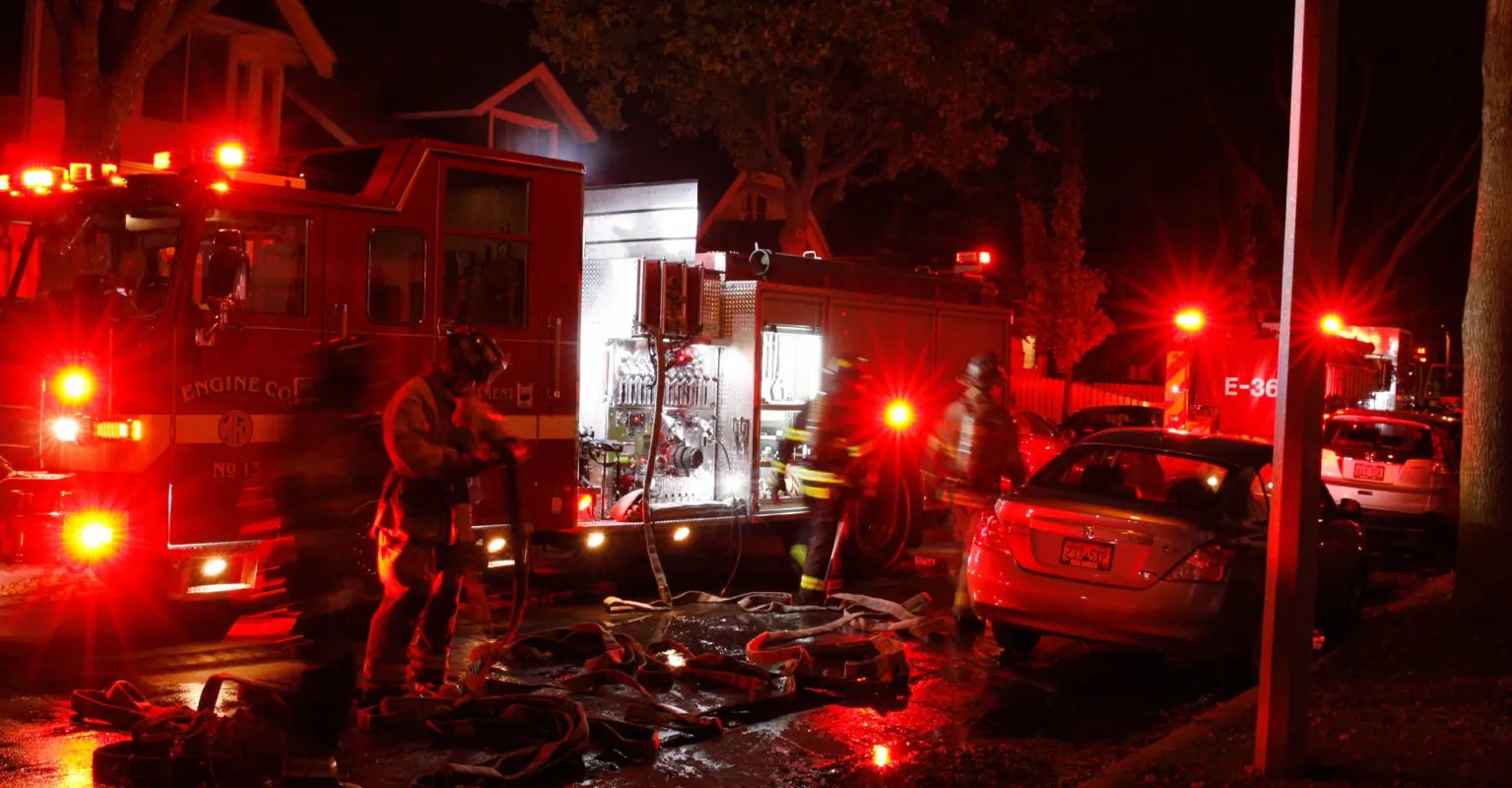 On-duty firefighter forced to perform CPR on wife after fire breaks out in his own home