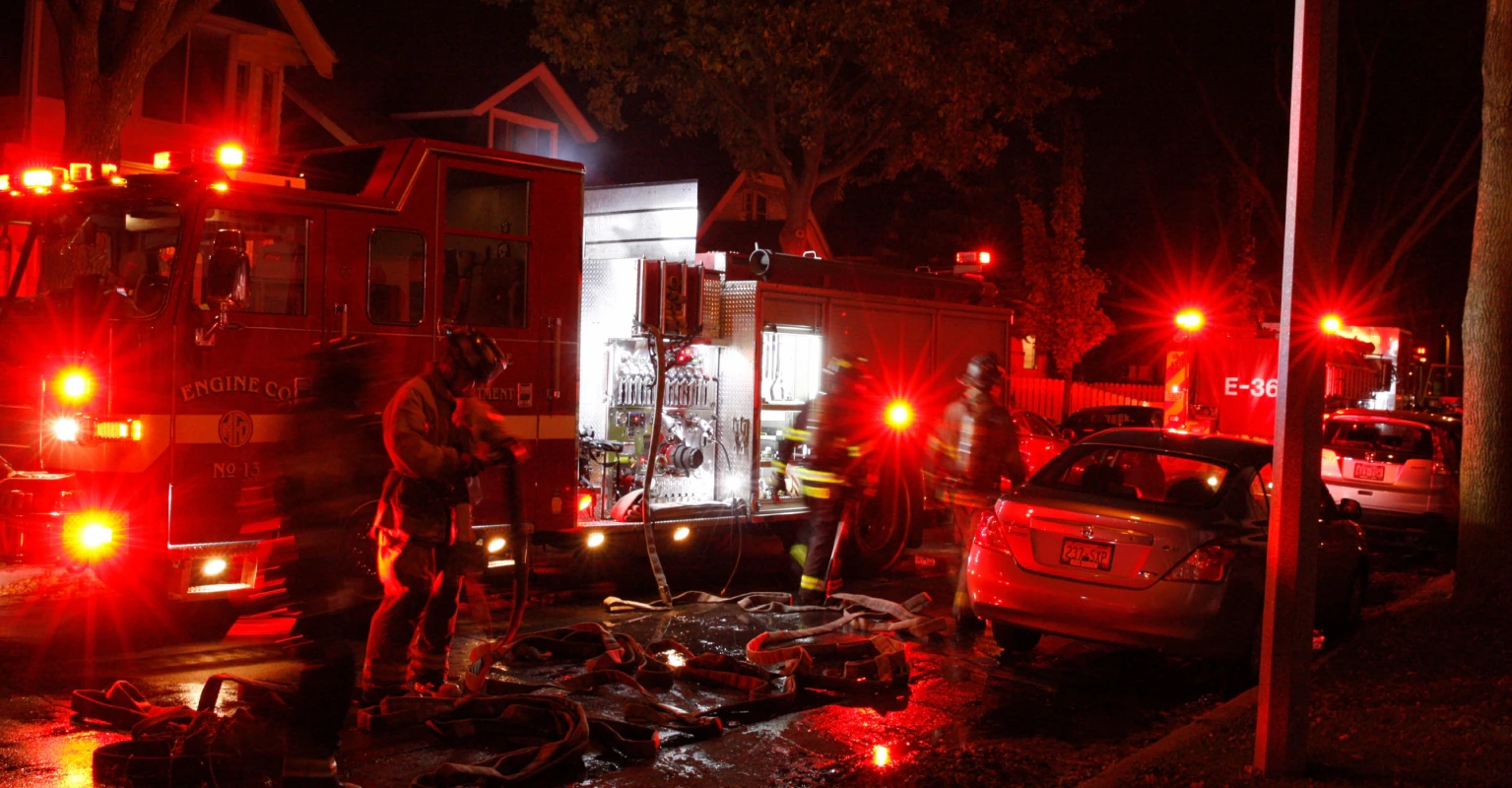 On-duty firefighter forced to perform CPR on wife after fire breaks out in his own home