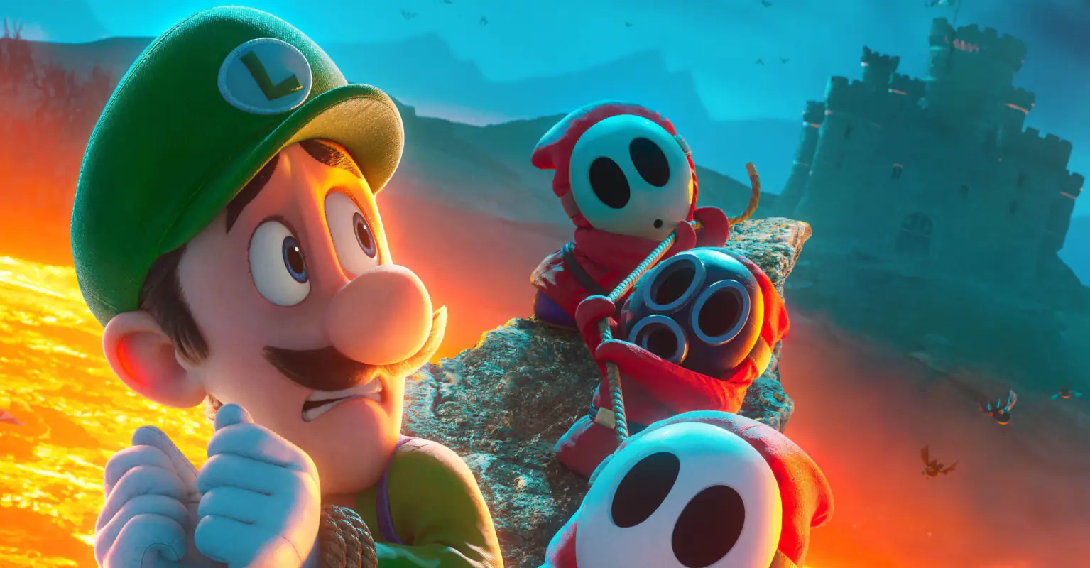 People are thirsting over Luigi in the new 'The Super Mario Bros. Movie'