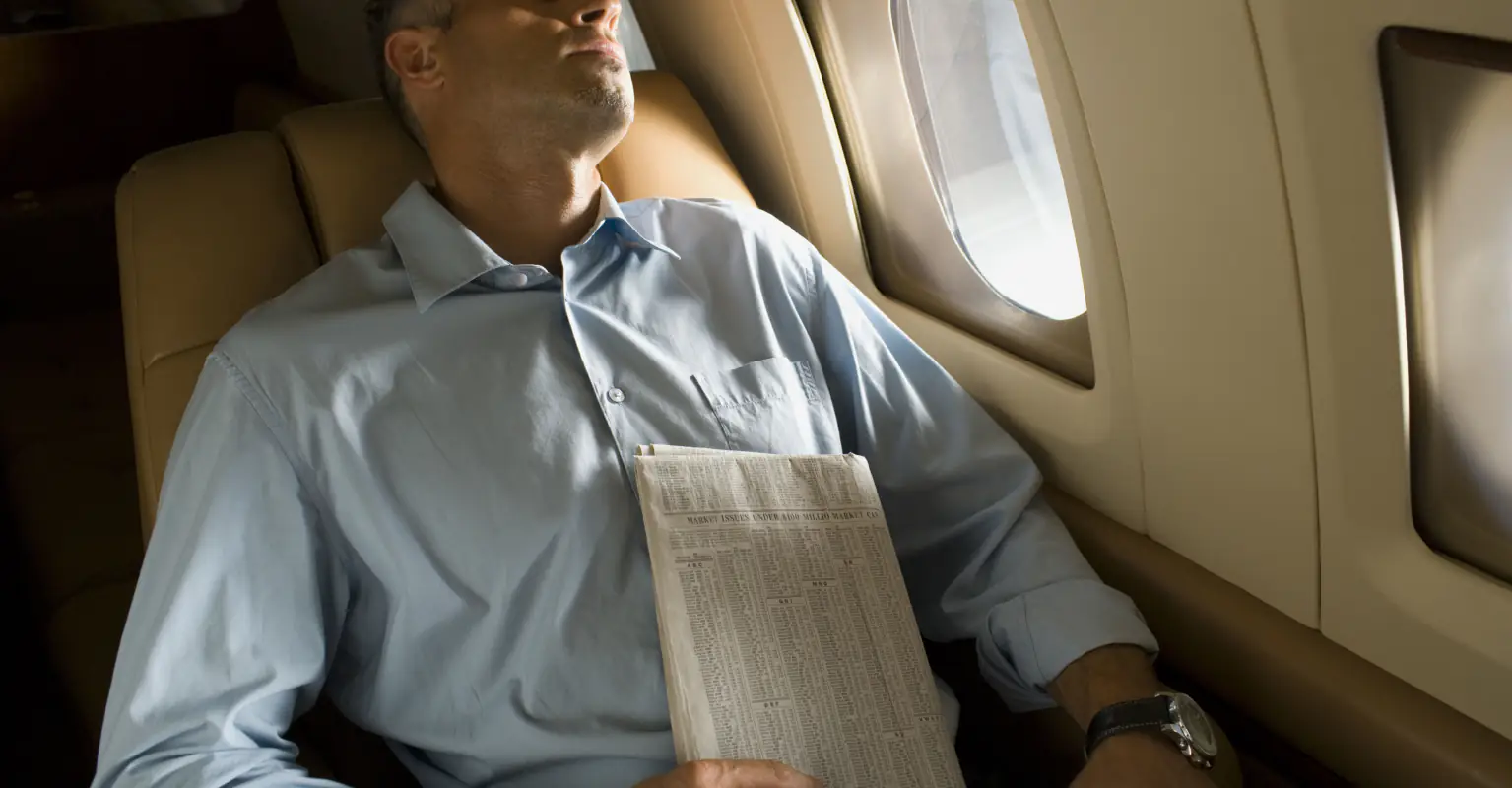 Passenger sparks heated debate after man sitting behind him told him not to recline his seat - but he did anyway