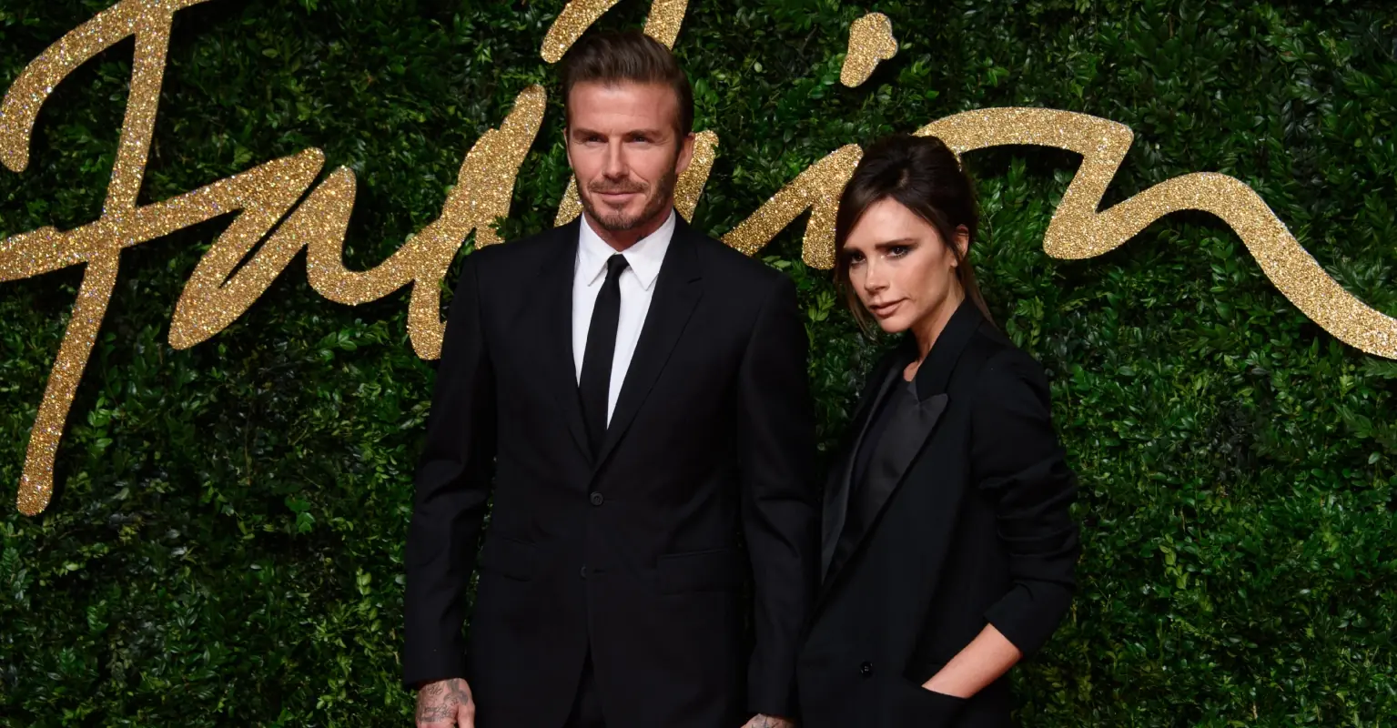 Fans think they've spotted a nude David Beckham in the background of Victoria's gym photo