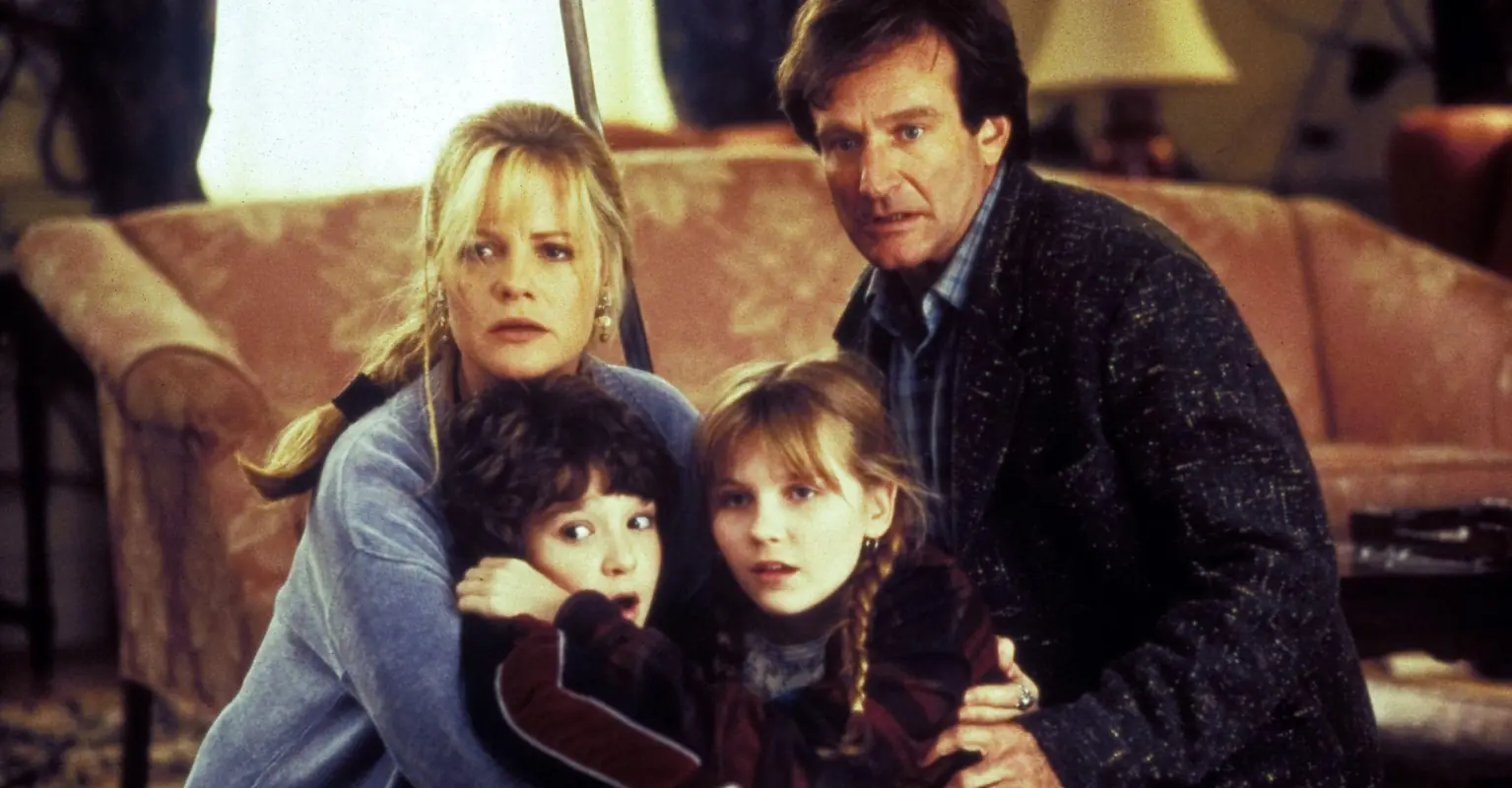 Robin Williams defended 'Jumanji' child stars Bradley Pierce and Kirsten Dunst on set