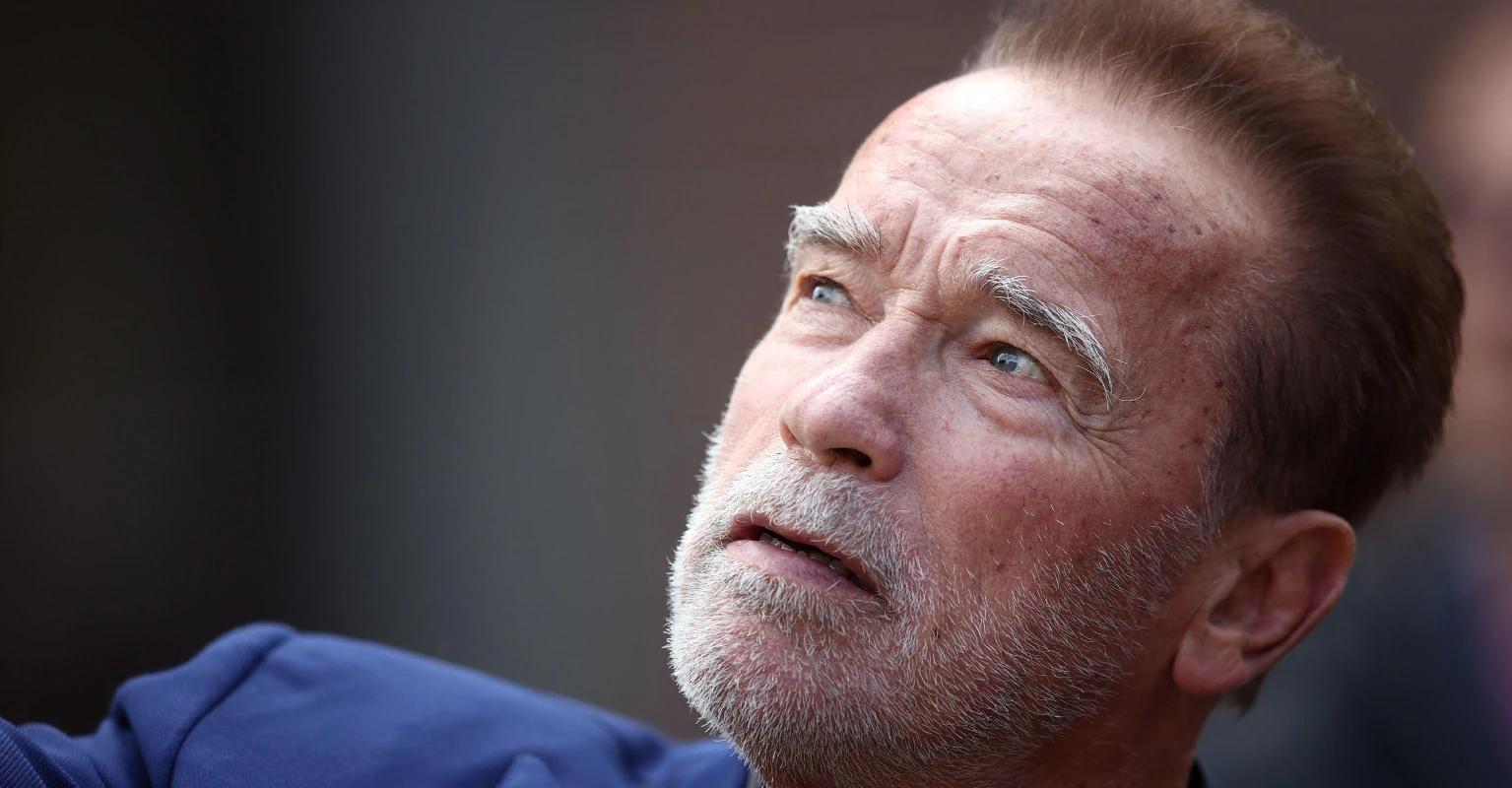 Arnold Schwarzenegger fills 'giant pothole' only to be told it wasn't a pothole