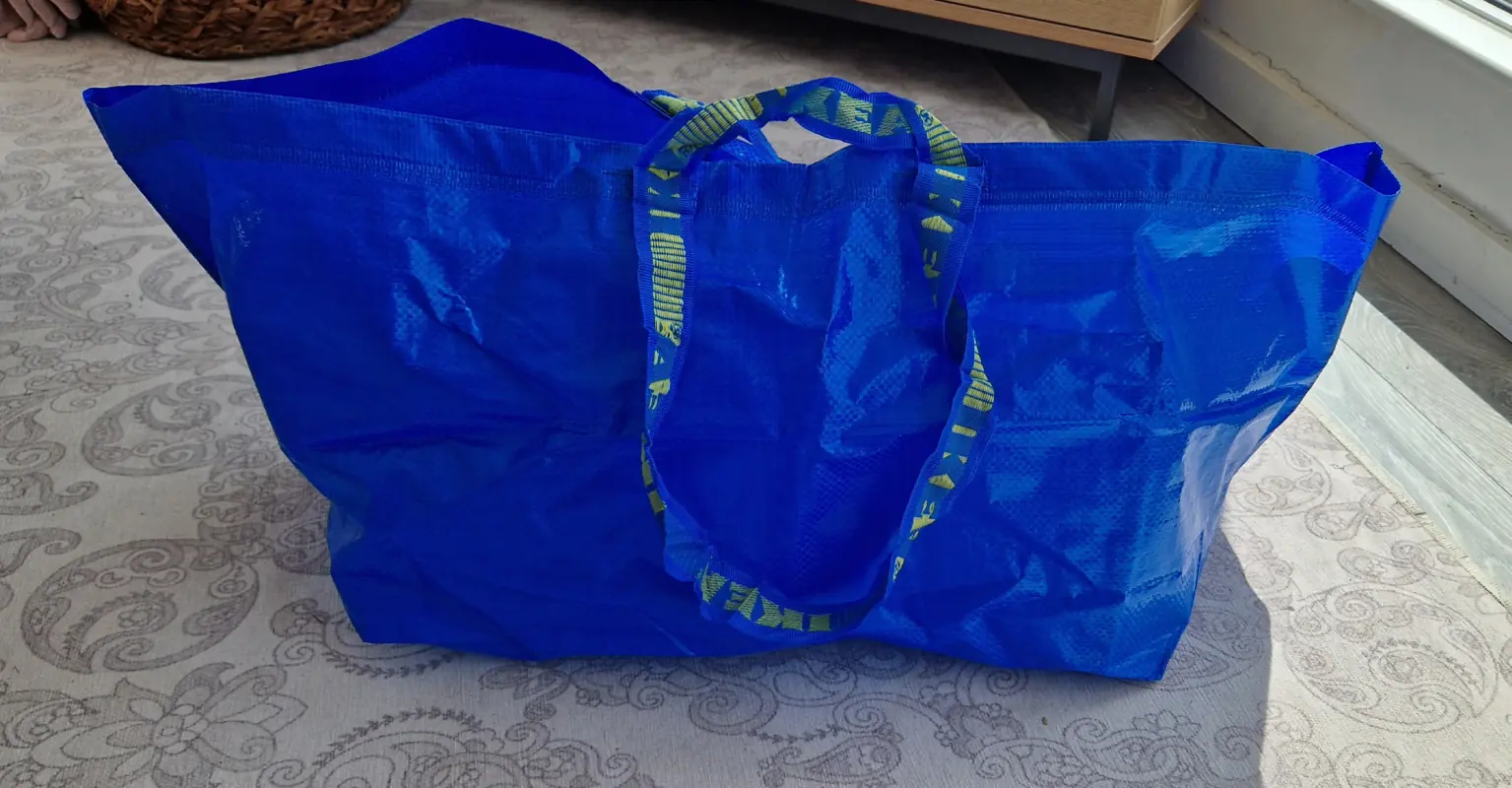 Bride's genius IKEA bag hack means wedding dress bathroom struggles are eliminated