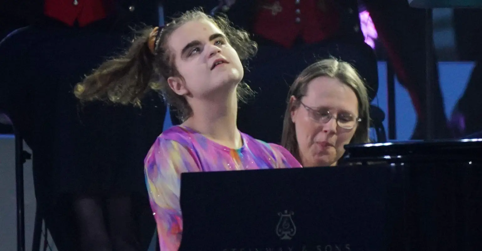 Blind and neurodivergent 13-year-old pianist wows the world at King's coronation concert