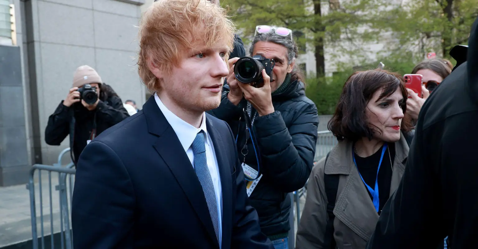 An emotional Ed Sheeran was left 'in tears' after winning copyright case