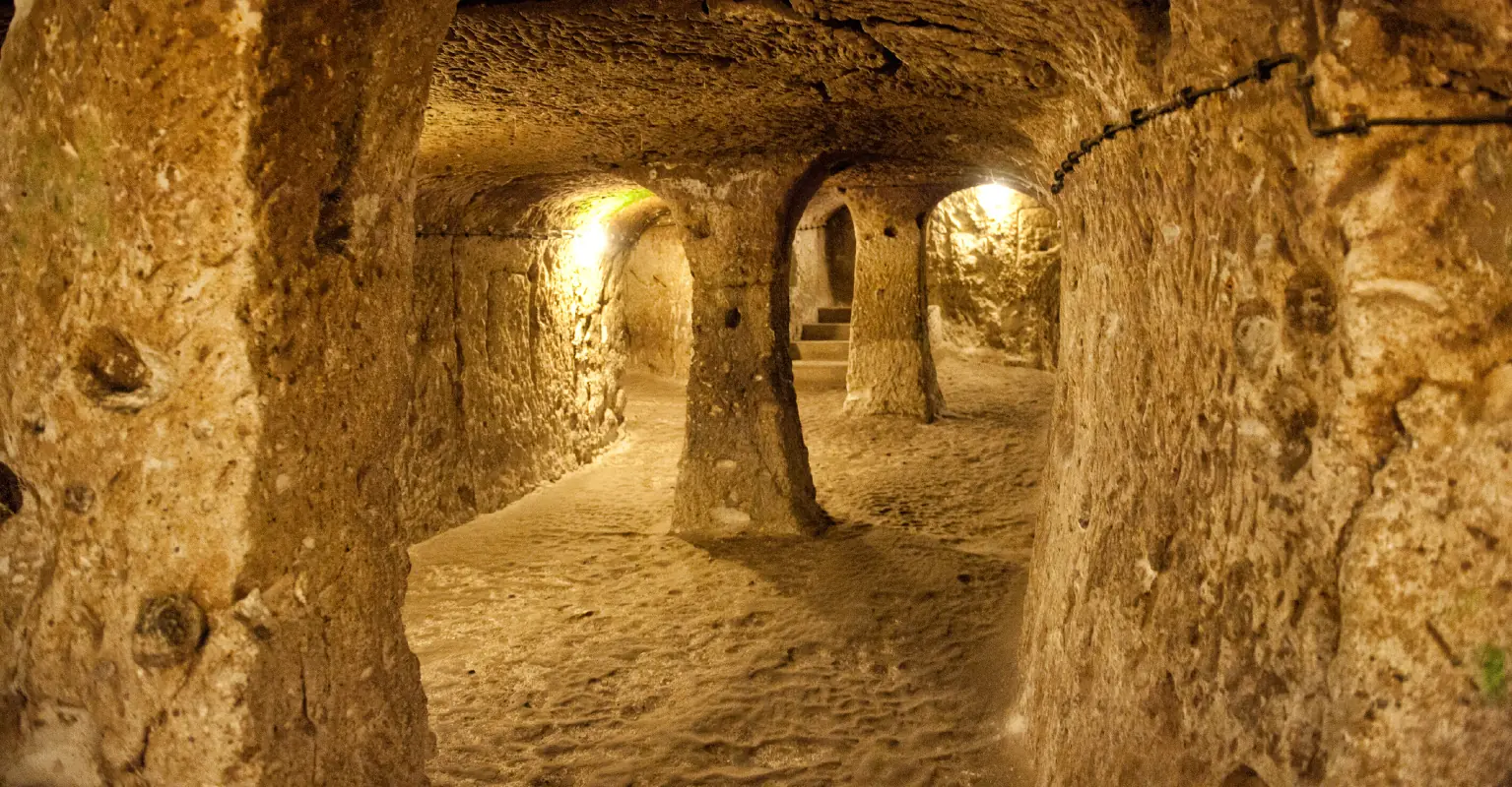 Homeowner knocked down basement wall and discovered a 2,000-year-old underground city