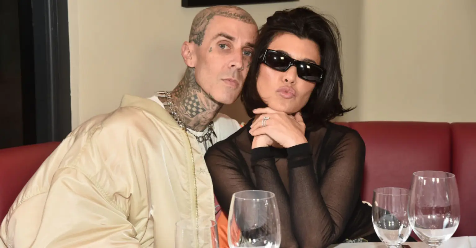 Kourtney Kardashian and Travis Barker reveal baby's sex the best way they know how