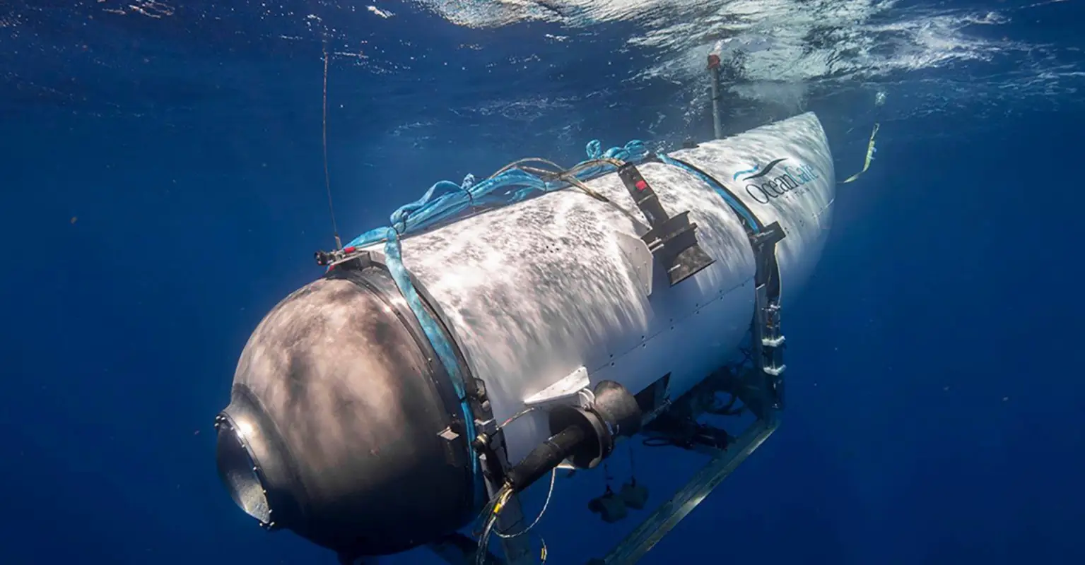 Haunting video shows just how deep missing Titanic sub could be