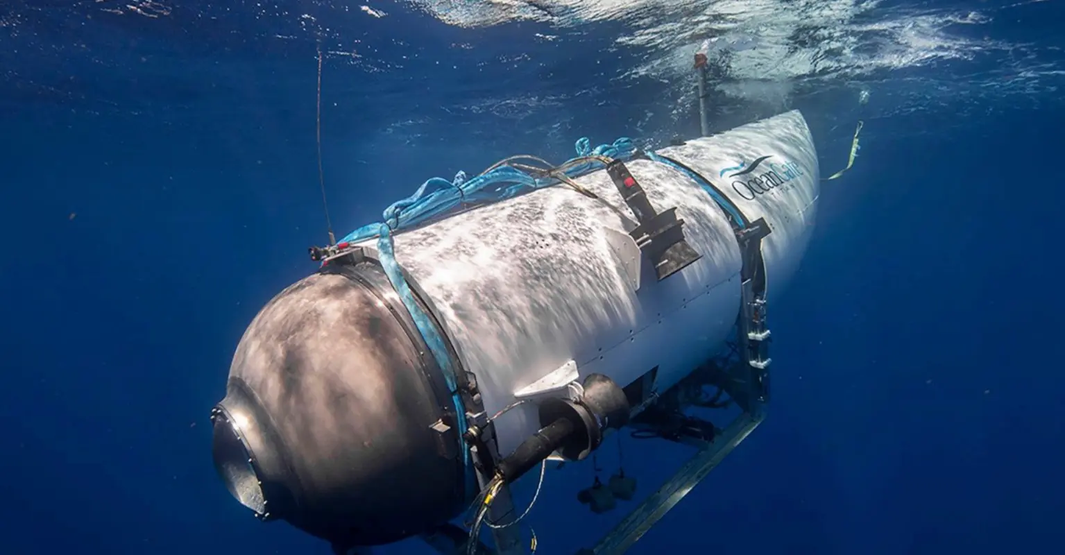 Haunting video shows just how deep missing Titanic sub could be