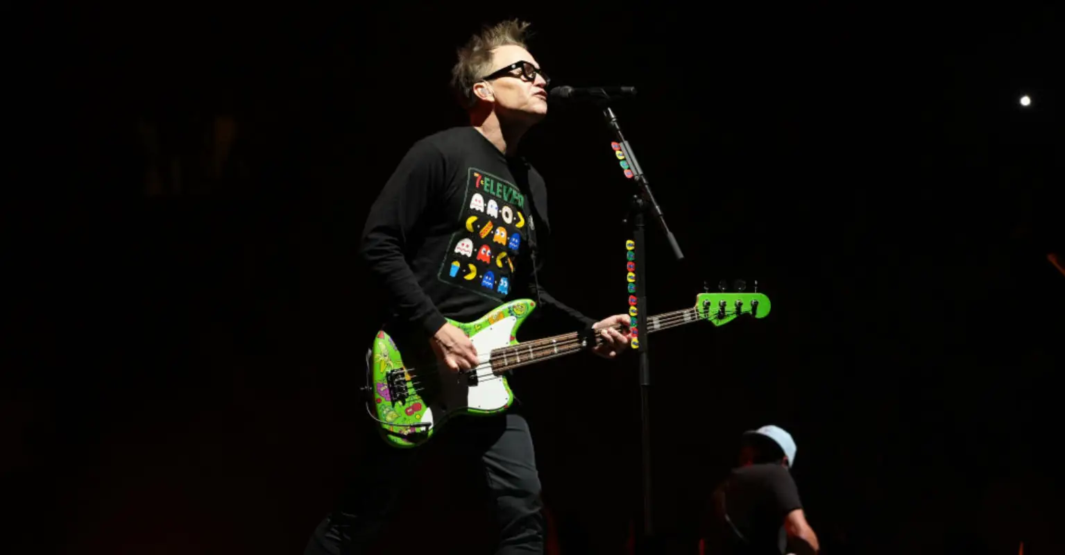 Son of billionaire on missing sub speaks out after attending Blink-182 concert amid search for his father