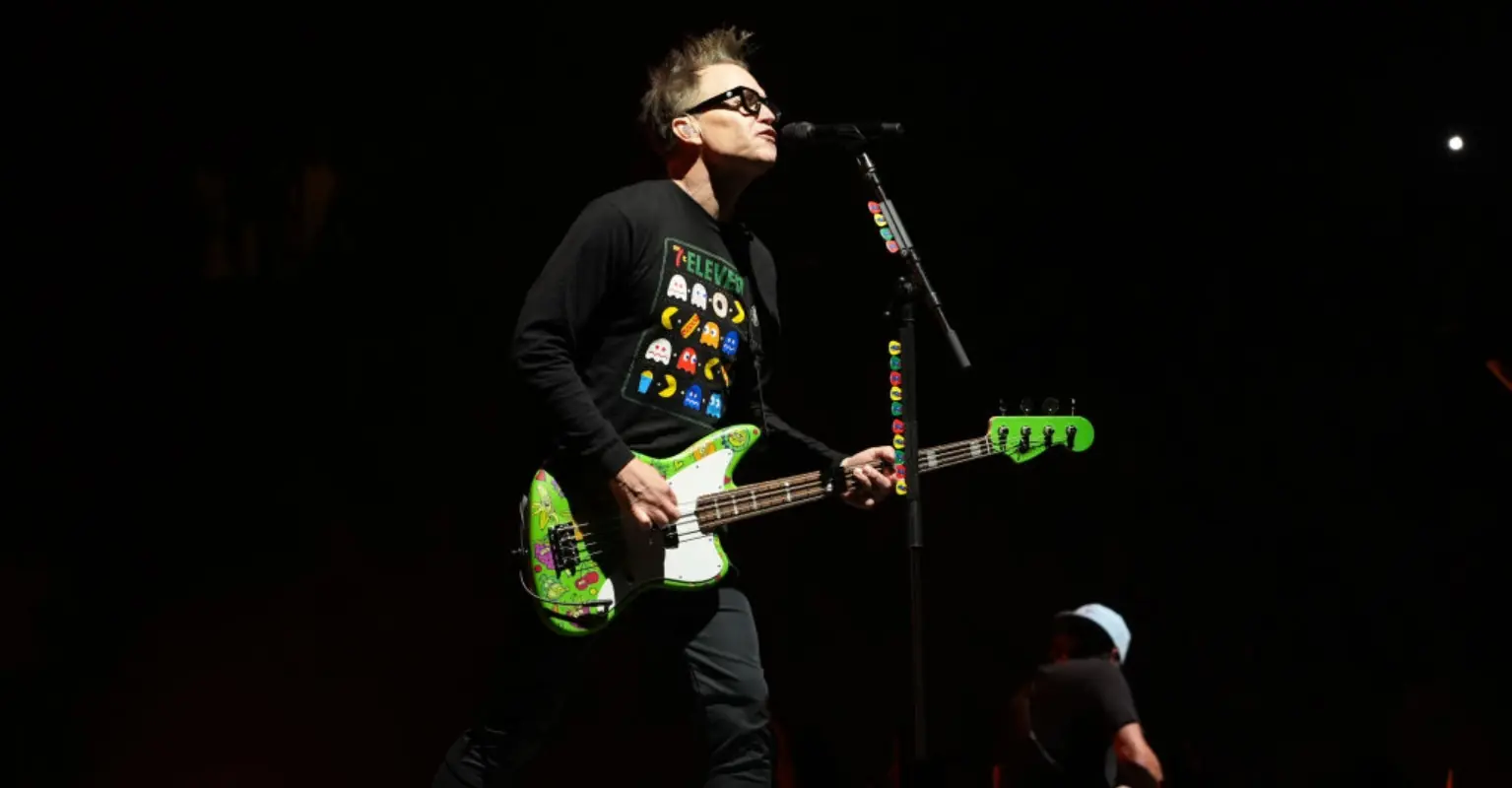 Son of billionaire on missing sub speaks out after attending Blink-182 concert amid search for his father