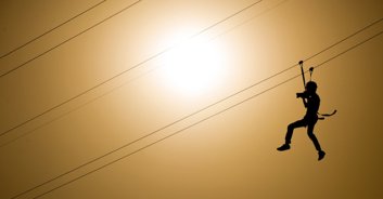 Boy, 6, who fell 40 feet after zip line harness broke left 'psychologically damaged'