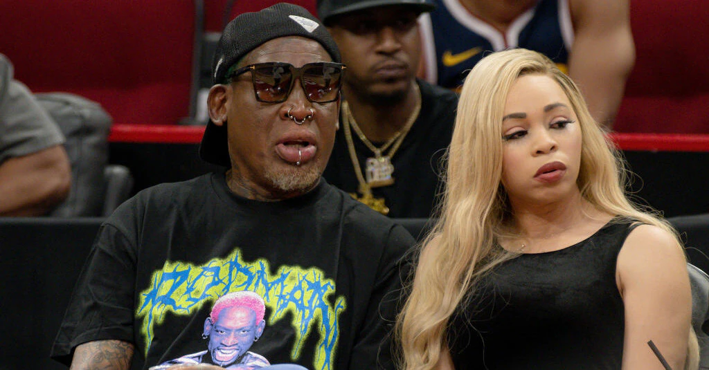 Dennis Rodman shocks fans by getting enormous tattoo of girlfriend on his face