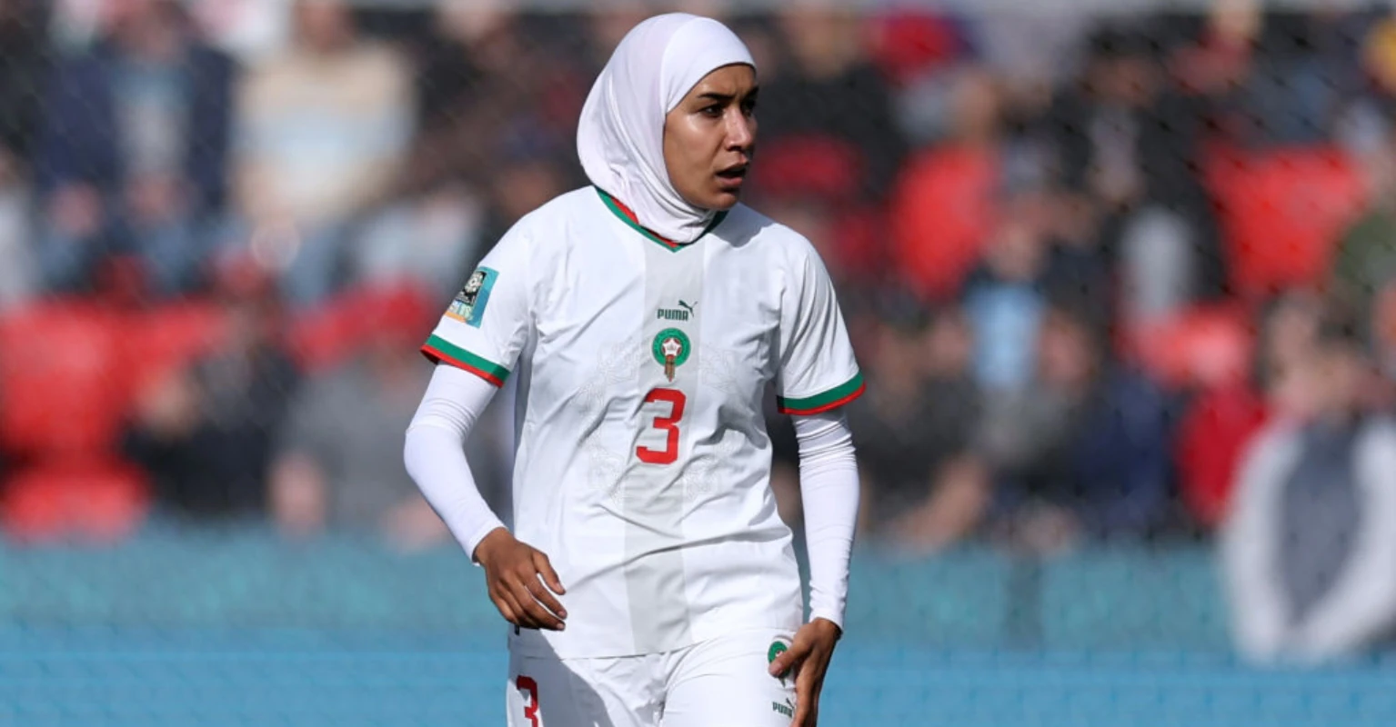 Morocco's Nouhaila Benzina makes history as the first player to wear a hijab at a World Cup