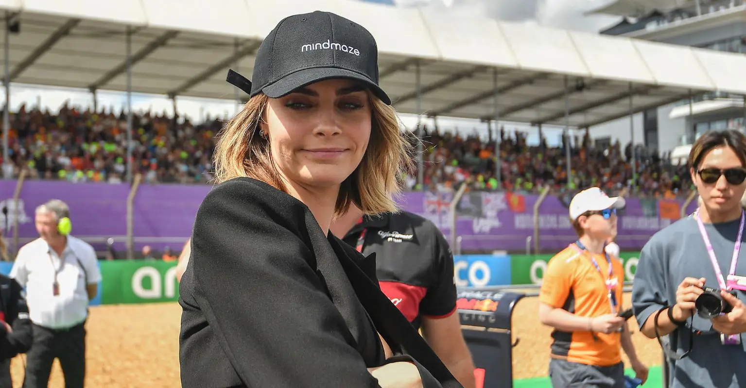Cara Delevingne blasted as 'rude' after refusing to talk to F1 legend Martin Brundle at Grand Prix
