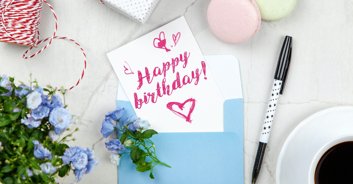 Dying man pens 30 years' worth of birthday cards for his twin daughters