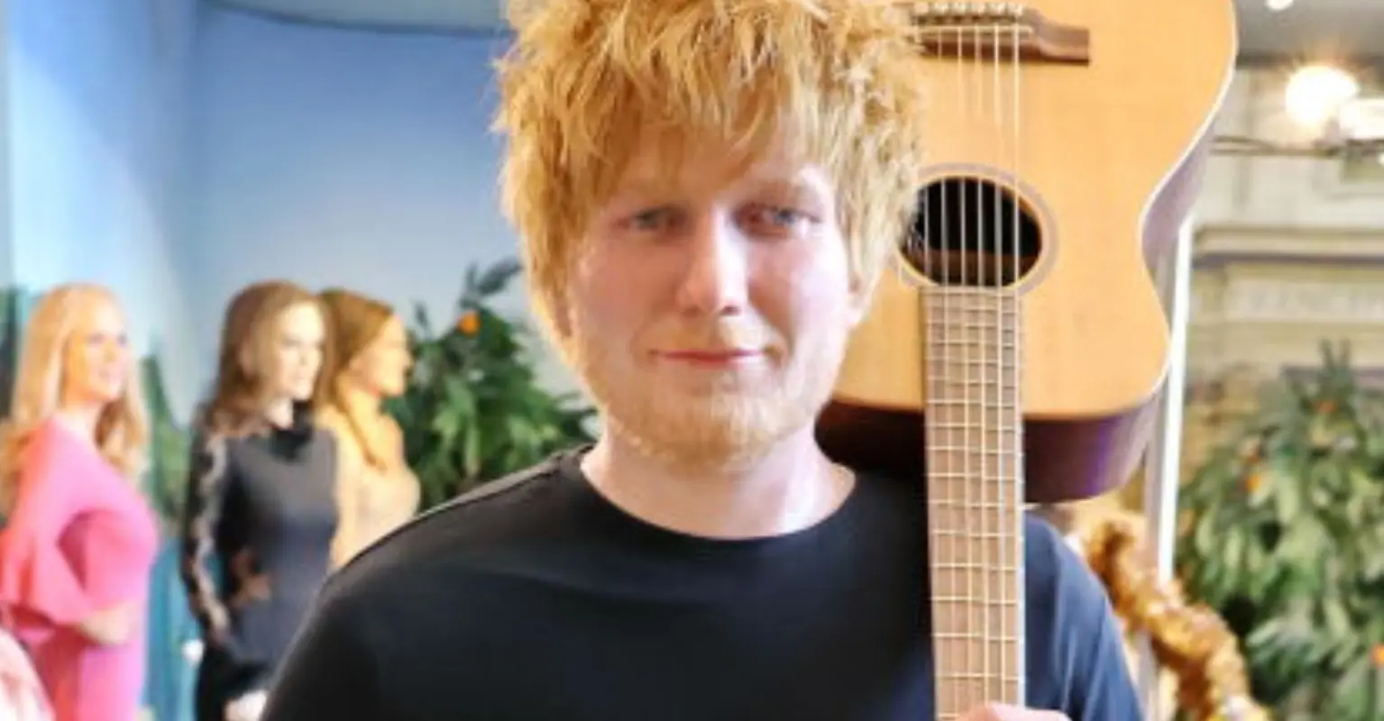 Ed Sheeran's new wax work has been unveiled - and fans have mixed feelings