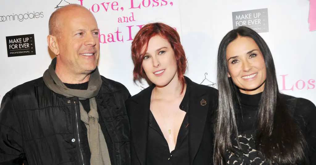 Demi Moore shares photos from the day she and Bruce Willis became grandparents