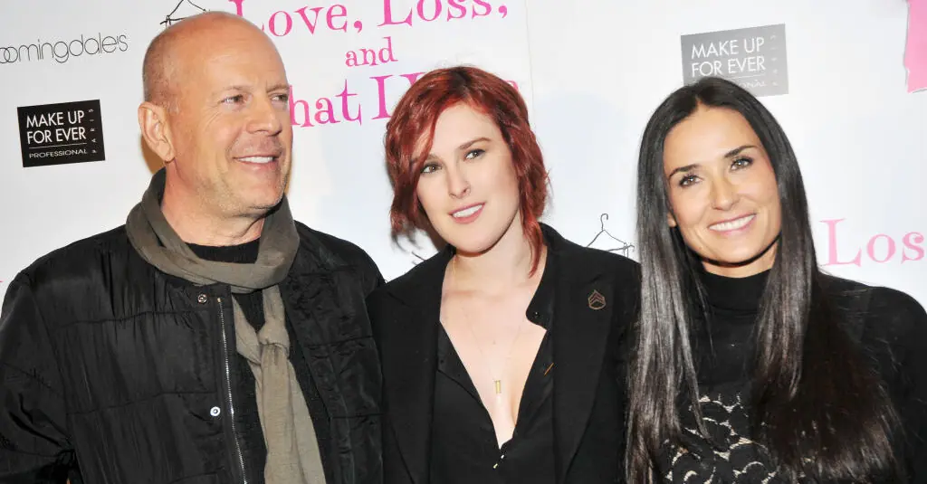 Demi Moore shares photos from the day she and Bruce Willis became grandparents