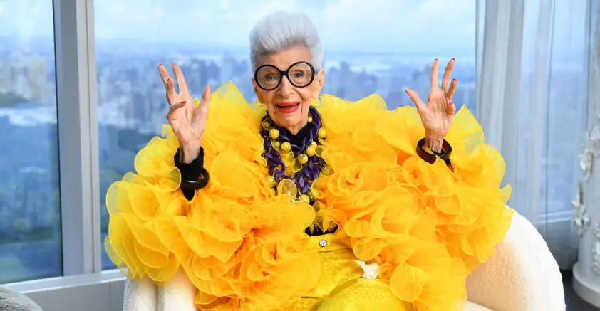 Fans praise 'gorgeous' Iris Apfel as she celebrates her 102nd birthday