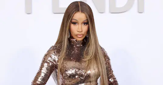 Microphone Cardi B launched at a fan in Las Vegas goes up for auction for charity