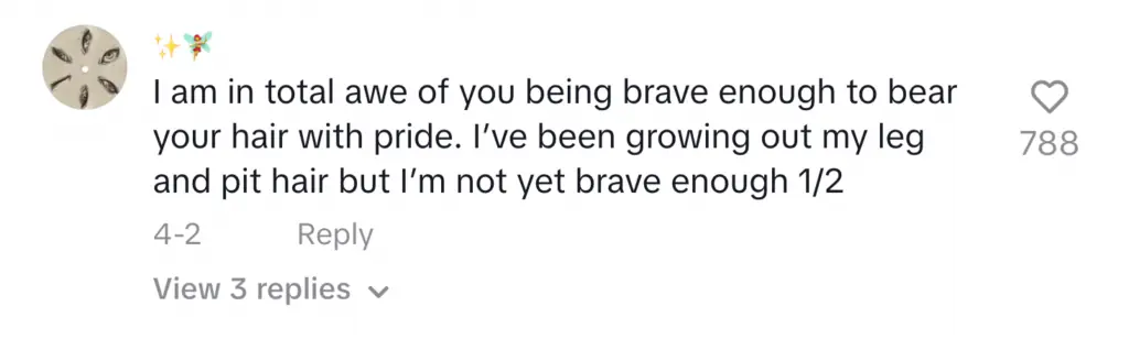 Influencer flooded with praise after proudly displaying body hair - Article Image 7